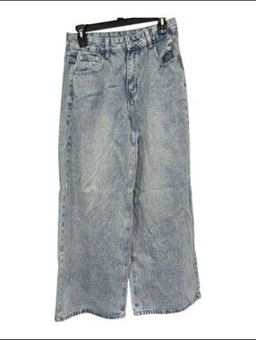 DAZY Wide Leg High Rise Light Blue Jeans Size XL